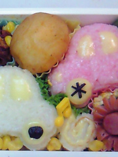 キャラ弁♪ ブーブーでGO!-レシピのメイン写真