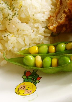 キャラ弁おかずに✿カラフルな枝豆ちゃん✿-レシピのメイン写真