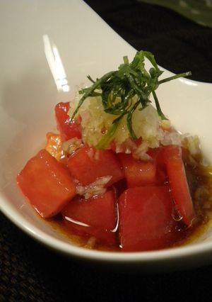 夏色 トマトの和風サラダ-レシピのメイン写真