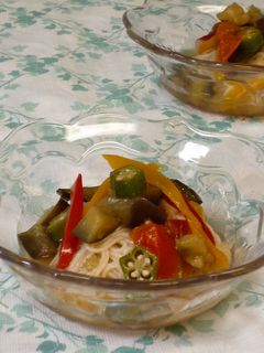 ✿ゴロゴロ夏野菜のスープおそうめん✿-レシピのメイン写真