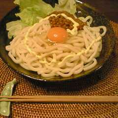 รูปของ お店風★納豆卵のマヨかけ冷やしうどん
