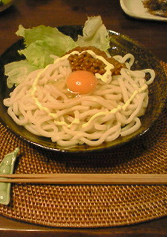 お店風★納豆卵のマヨかけ冷やしうどん-レシピのメイン写真