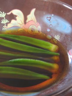 だいすき!超簡単!オクラのめんつゆ漬け-レシピのメイン写真