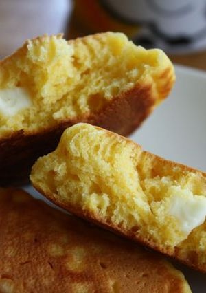 野菜ジュースでホットケーキ-レシピのメイン写真