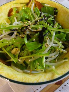 水菜ともやしの塩こんぶdeナムル?-レシピのメイン写真