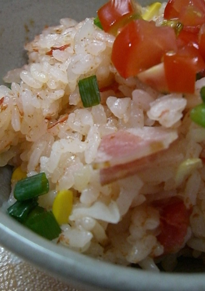 トマトの炊き込みご飯♪-レシピのメイン写真