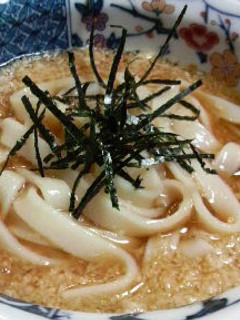 天然水で冷たいきしめん-レシピのメイン写真