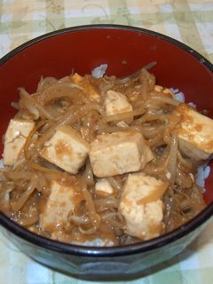 豆腐ともやしのバター醤油丼-レシピのメイン写真