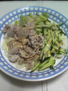♡冷しゃぶうどん♡-レシピのメイン写真