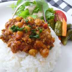 รูปของ ひよこ豆のカレー