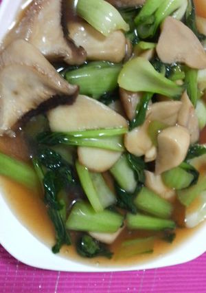 ☆チンゲン菜とエリンギの簡単中華炒め☆-レシピのメイン写真