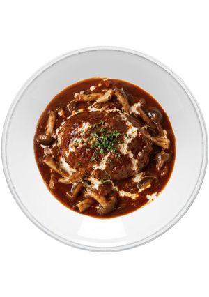 煮込みハンバーグ-レシピのメイン写真
