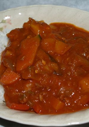 夏野菜たっぷり☆ハヤシライス!?カレー-レシピのメイン写真