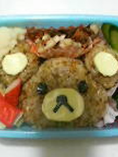 簡単可愛い!リラックマのキャラ弁♪-レシピのメイン写真