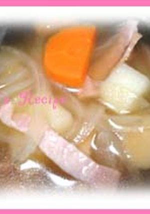 ほんのりガーリックのコンソメ野菜スープ❤-レシピのメイン写真
