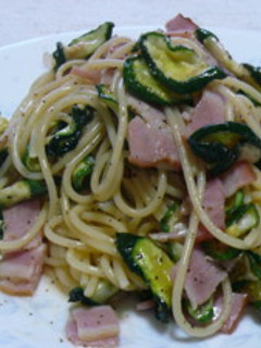 干しきゅうりとベーコンのパスタ-レシピのメイン写真