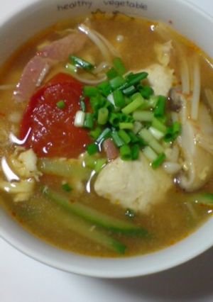 酸辛湯（サンラータン)-レシピのメイン写真