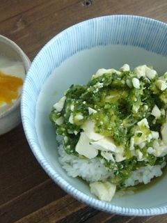 おろしきゅうりと豆腐の簡単さっぱり丼-レシピのメイン写真