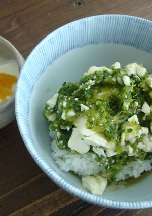おろしきゅうりと豆腐の簡単さっぱり丼-レシピのメイン写真