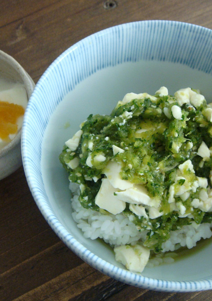 おろしきゅうりと豆腐の簡単さっぱり丼-レシピのメイン写真