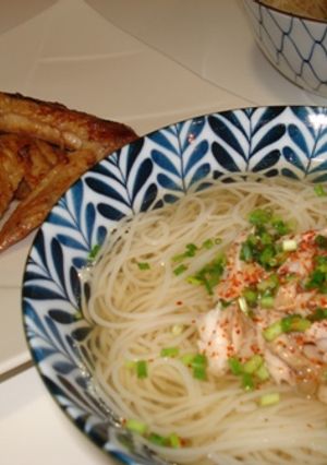 あっさり鶏スープ麺-レシピのメイン写真