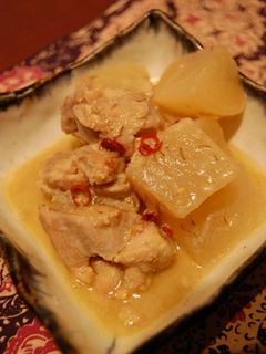 鶏大根の味噌辛煮込み-レシピのメイン写真