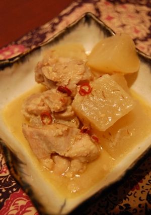 鶏大根の味噌辛煮込み-レシピのメイン写真