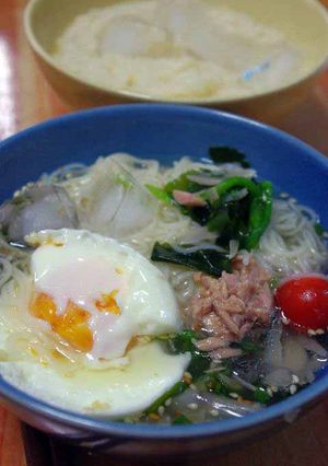 簡単☆冷やしワカメそうめん-レシピのメイン写真