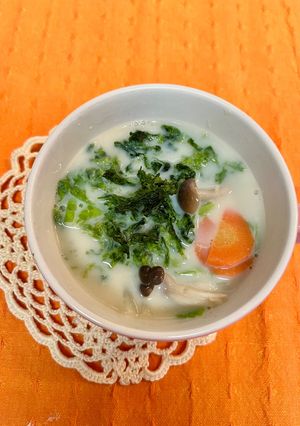 便秘予防♪あおさ豆乳味噌汁-レシピのメイン写真