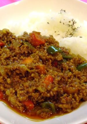 簡単！ハマる！夏野菜のドライカレー❤-レシピのメイン写真