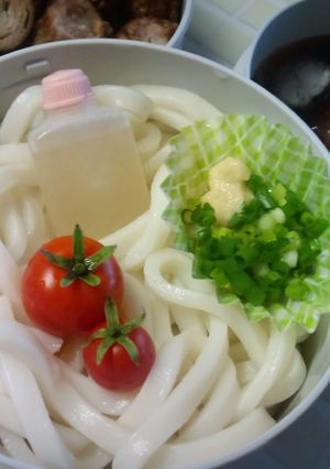 冷やしうどん弁当-レシピのメイン写真