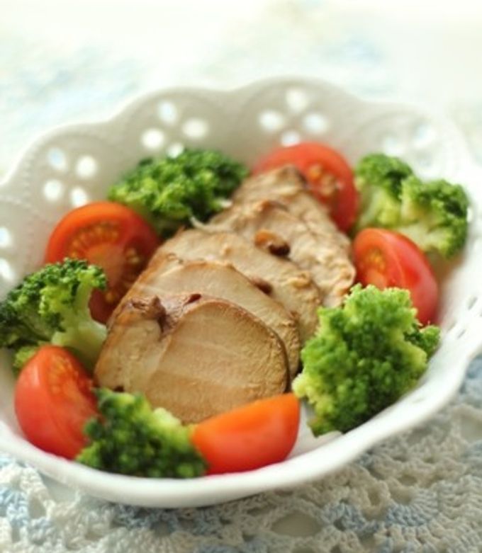 鶏ムネ肉の酢醤油漬け-レシピのメイン写真