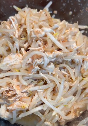 もやし鶏ササミ梅レンチン-レシピのメイン写真
