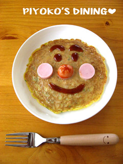 子供大好き♡アンパンマンのお好み焼き-レシピのメイン写真