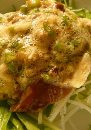 ネバネバカツオサラダ-レシピのメイン写真
