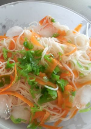 手軽に♪ひんやりカラフルそうめん-レシピのメイン写真