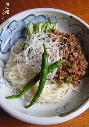 帆立入【肉味噌うどん】和風ジャージャー麺-レシピのメイン写真