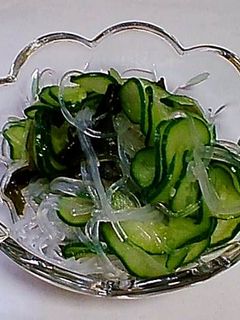きゅうりとワカメの酢の物-レシピのメイン写真