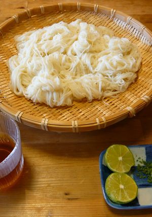 徳島風?すだち風味そうめん-レシピのメイン写真