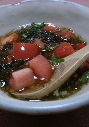 超簡単☆トマトもずく酢-レシピのメイン写真