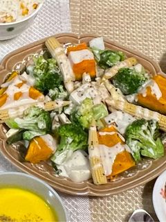 温野菜のシーザーサラダ-レシピのメイン写真