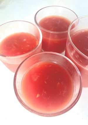 簡単すぎ！トマト缶でトマトゼリー♡-レシピのメイン写真