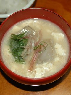 崩し豆腐の冷みそ汁-レシピのメイン写真