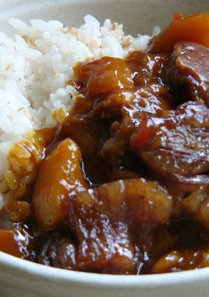 牛スジ煮込みカレーに変身☆-レシピのメイン写真