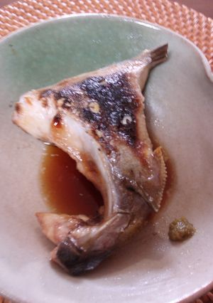 かんぱちのカマはポン酢かけ（*^▽^*）-レシピのメイン写真