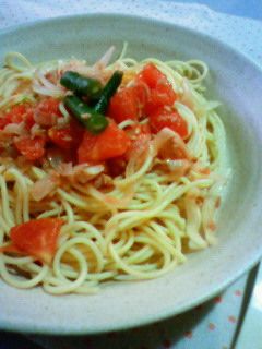 ☆ツナトマトの冷製パスタ☆-レシピのメイン写真