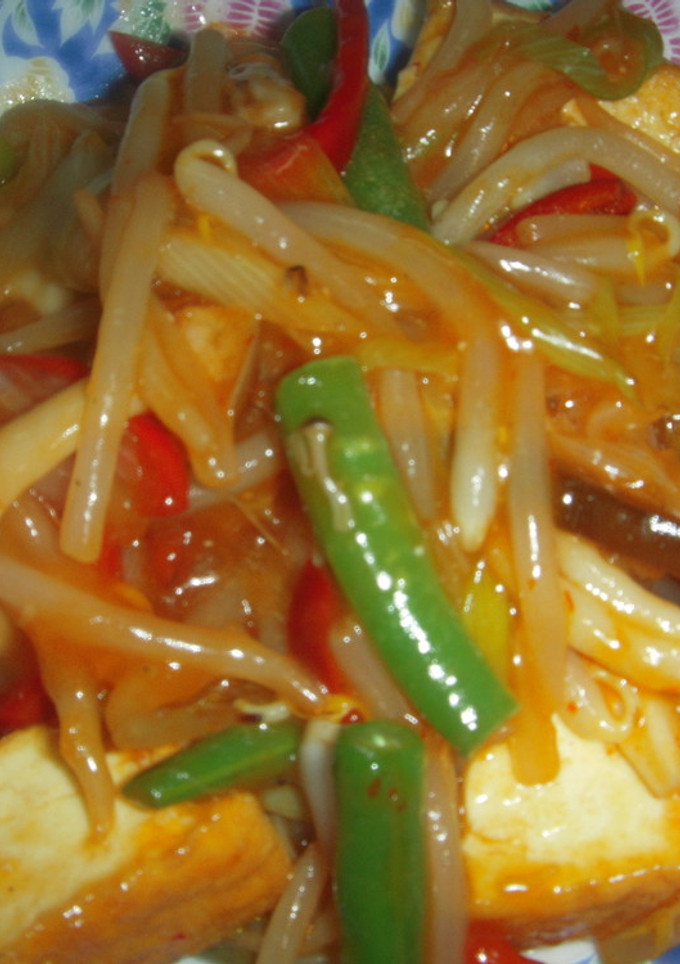 厚揚げと野菜の甘酢絡め-レシピのメイン写真