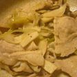 塩豚とキノコの炒め物