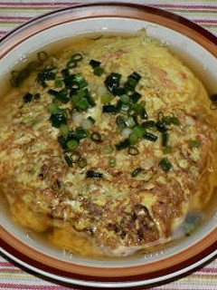 偽芙蓉蟹:カニかまとレタスの中華風卵焼き-レシピのメイン写真