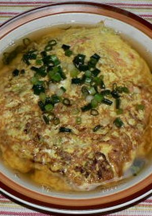 偽芙蓉蟹:カニかまとレタスの中華風卵焼き-レシピのメイン写真